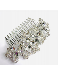 Grzebień wsuwany do włosów ozdobny diamenty Lolita...