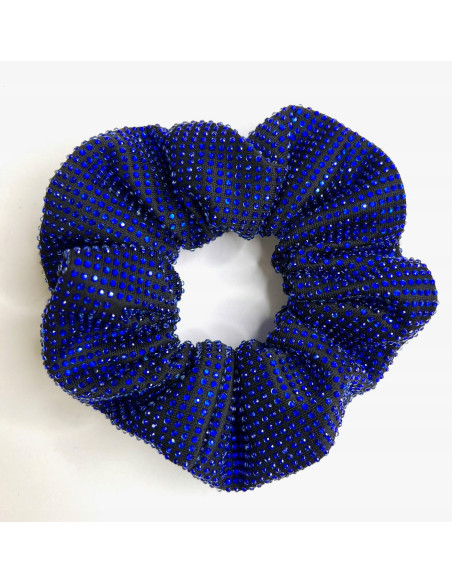 Scrunchie z kamieniami Połysk Lolita Accessories niebieska