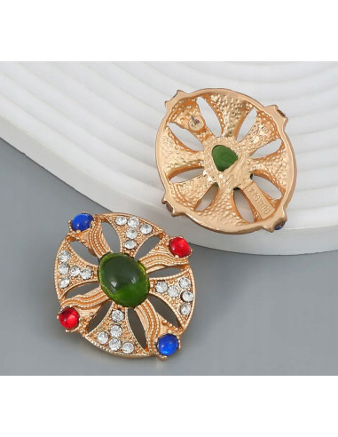 Kolczyki Vintage sztyft srebro "925" Premium NA...