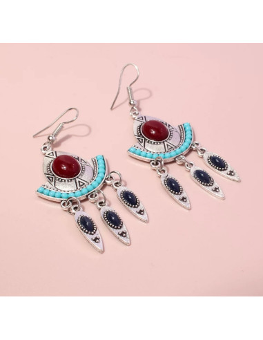 Kolczyki BoHO Bali wyjątkowe na festiwal Lolita...