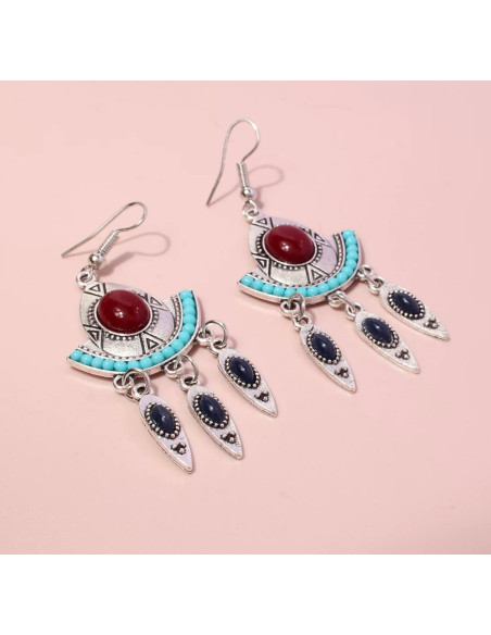 Kolczyki BoHO Bali wyjątkowe na festiwal Lolita Accessories