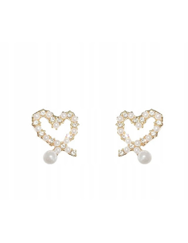 Kolczyki Lolita Accessories Srebrny sztyft "925" Serce