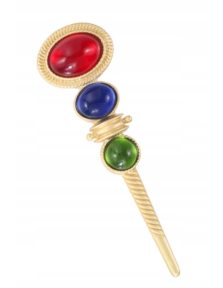 Broszka Szpikulec Szpilka Lolita Accessories kolorowa kamienie