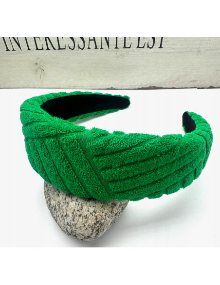 Lolita Accessories opaska do włosów Frote klasyczna zielona