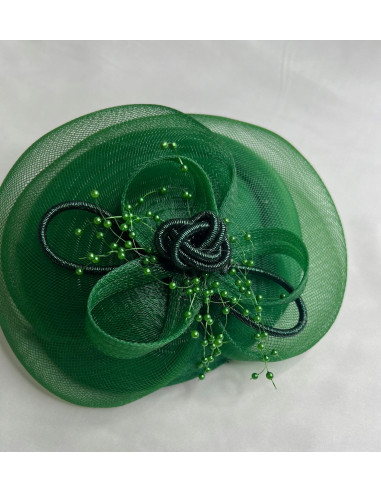 Fascynator na głowę , elegancki Toczek , Stroik...