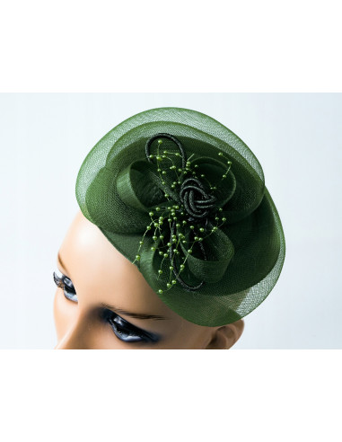 Fascynator na głowę , elegancki Toczek , Stroik...