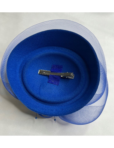 Fascynator na głowę , elegancki Toczek , Stroik...