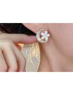 Kolczyki Kwiatek Kwiatki Lolita Accessories srebrny... 2