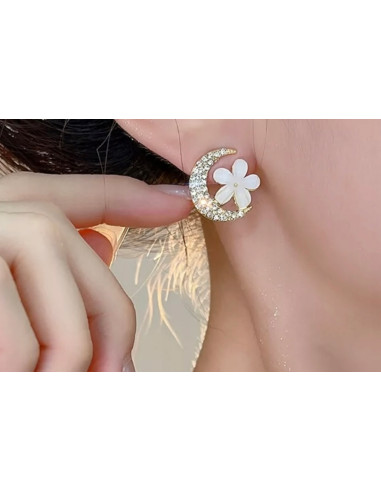 Kolczyki Kwiatek Kwiatki Lolita Accessories...