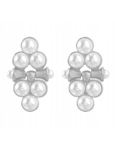 kolczyki z perłami srebrny sztyft 925 Lolita Accessories