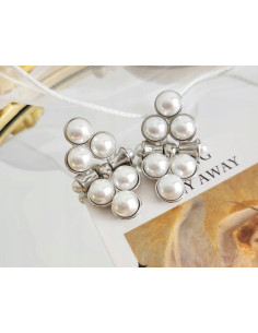 kolczyki z perłami srebrny sztyft 925 Lolita Accessories 2