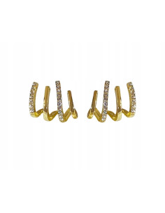 Kolczyki złote Lolita Accessories srebrny sztyft 925