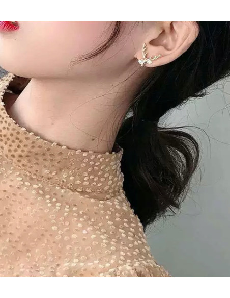 Kolczyki złote Lolita Accessories srebrny sztyft 925 Jelonki