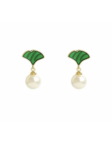 kolczyki z perłami srebrny sztyft 925 Lolita Accessories