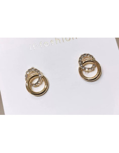 Kolczyki złote Lolita Accessories srebrny sztyft 925