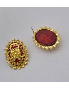 Kolczyki Lolita Accessories Srebrny sztyft "925" Vintage 2