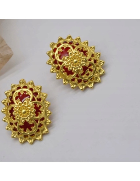 Kolczyki Lolita Accessories Srebrny sztyft "925" Vintage