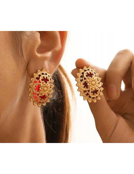 Kolczyki Lolita Accessories Srebrny sztyft "925" Vintage