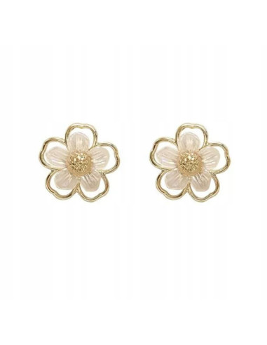 Kolczyki Kwiatek Kwiatki Lolita Accessories srebrny sztyft 925