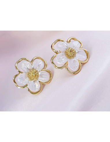 Kolczyki Kwiatek Kwiatki Lolita Accessories...