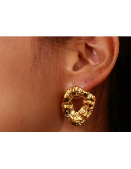 Kolczyki złote Lolita Accessories srebrny sztyft 925