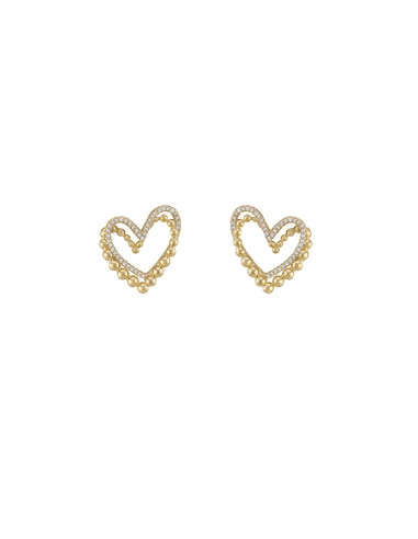 Kolczyki Lolita Accessories Srebrny sztyft "925" Serce
