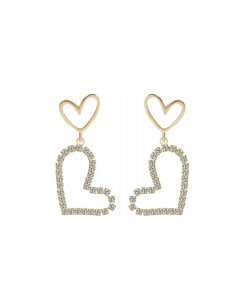 Kolczyki Lolita Accessories Srebrny sztyft "925" Serce