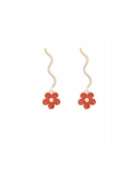 Kolczyki Kwiatek Kwiatki Lolita Accessories srebrny sztyft 925