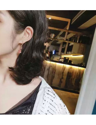 Kolczyki Kwiatek Kwiatki Lolita Accessories...