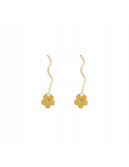 Kolczyki Kwiatek Kwiatki Lolita Accessories srebrny sztyft 925