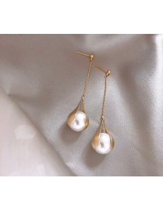 kolczyki z perłami srebrny sztyft 925 Lolita Accessories... 2