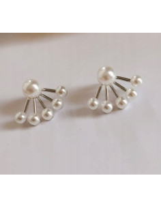 kolczyki z perłami srebrny sztyft 925 Lolita Accessories