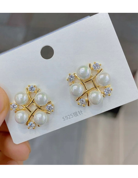 Kolczyki Lolita Accessories Srebrny sztyft "925"