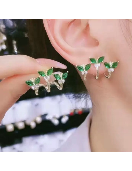 Kolczyki Lolita Accessories Srebrny sztyft "925" Motylki