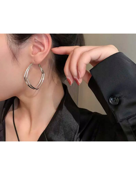 Kolczyki Koła ze srebrnym sztyftem 925 Lolita Accessories