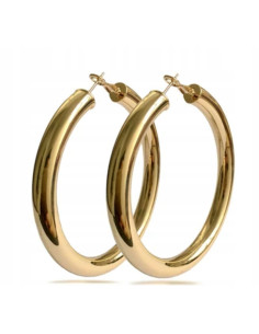 Kolczyki ze stali chirurgicznej Koła 6 cm Lolita Accessories