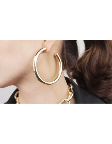 Kolczyki ze stali chirurgicznej Koła 6 cm...