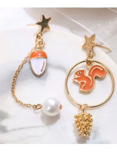 Kolczyki asymetryczne Lolita Accessories 2