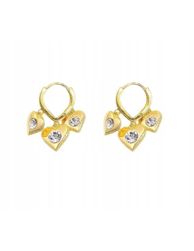 Kolczyki Lolita Accessories Srebrny sztyft "925" Serduszka Serce