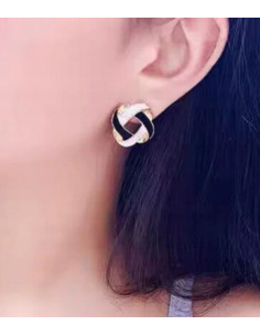 Kolczyki Lolita Accessories Srebrny sztyft "925" 2