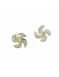 Kolczyki Lolita Accessories Srebrny sztyft "925" Wiatraczki