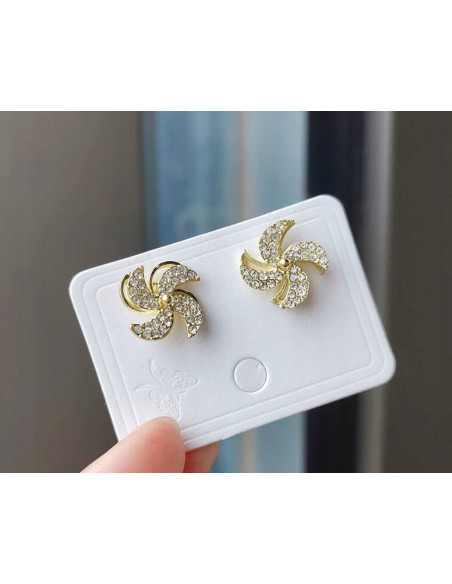 Kolczyki Lolita Accessories Srebrny sztyft "925" Wiatraczki