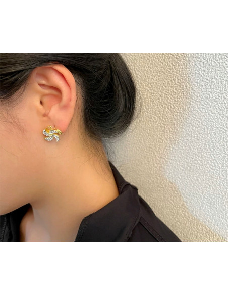 Kolczyki Lolita Accessories Srebrny sztyft "925" Wiatraczki