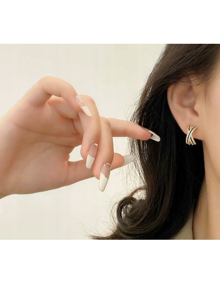 Kolczyki Lolita Accessories Srebrny sztyft "925"