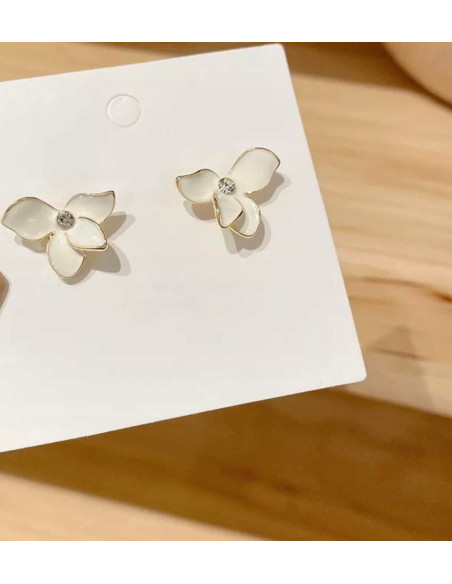 Kolczyki Kwiatek Kwiatki Lolita Accessories srebrny sztyft 925