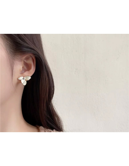 Kolczyki Kwiatek Kwiatki Lolita Accessories srebrny sztyft 925