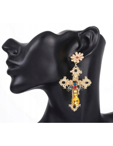 Kolczyki Krzyż Lolita Accessories