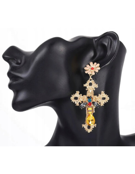 Kolczyki Krzyż Lolita Accessories