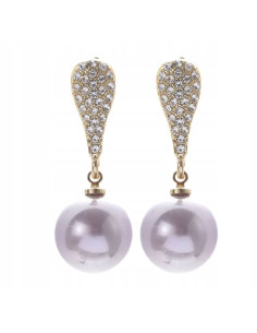 kolczyki z perłami srebrny sztyft 925 Lolita Accessories