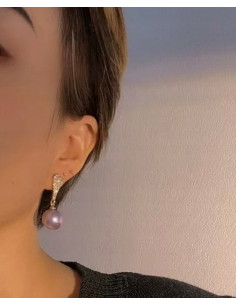 kolczyki z perłami srebrny sztyft 925 Lolita Accessories 2